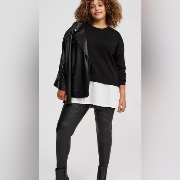 NWT Torrid Cotton cashmere long sleeve 2fer sweater size 4X - Picture 3 of 7